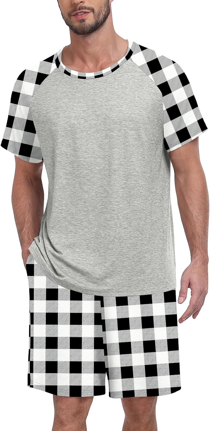 Men's Summer Pajama Set (With pockets, S-3XL)