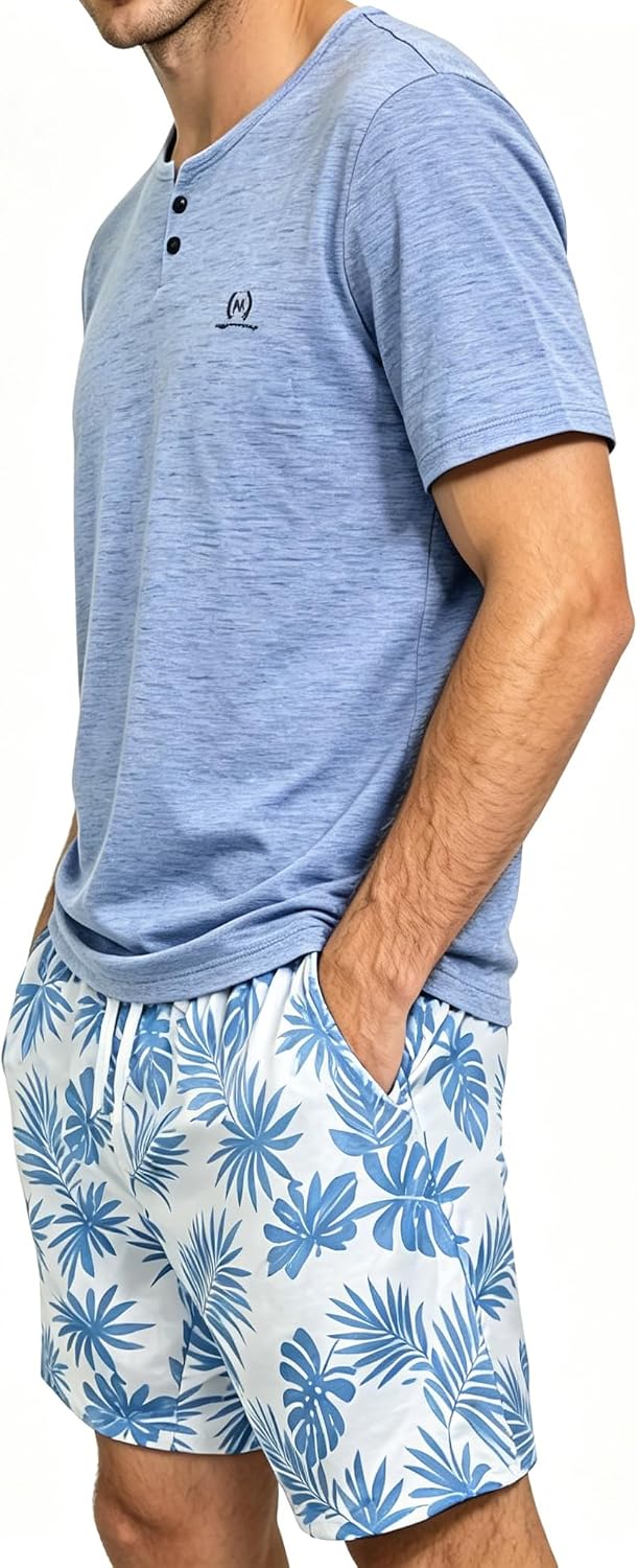 Men's Casual Pajama Set (Soft 2-piece set)