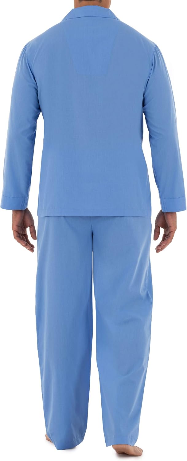 Men's Long-Sleeve Poplin Pajama Set